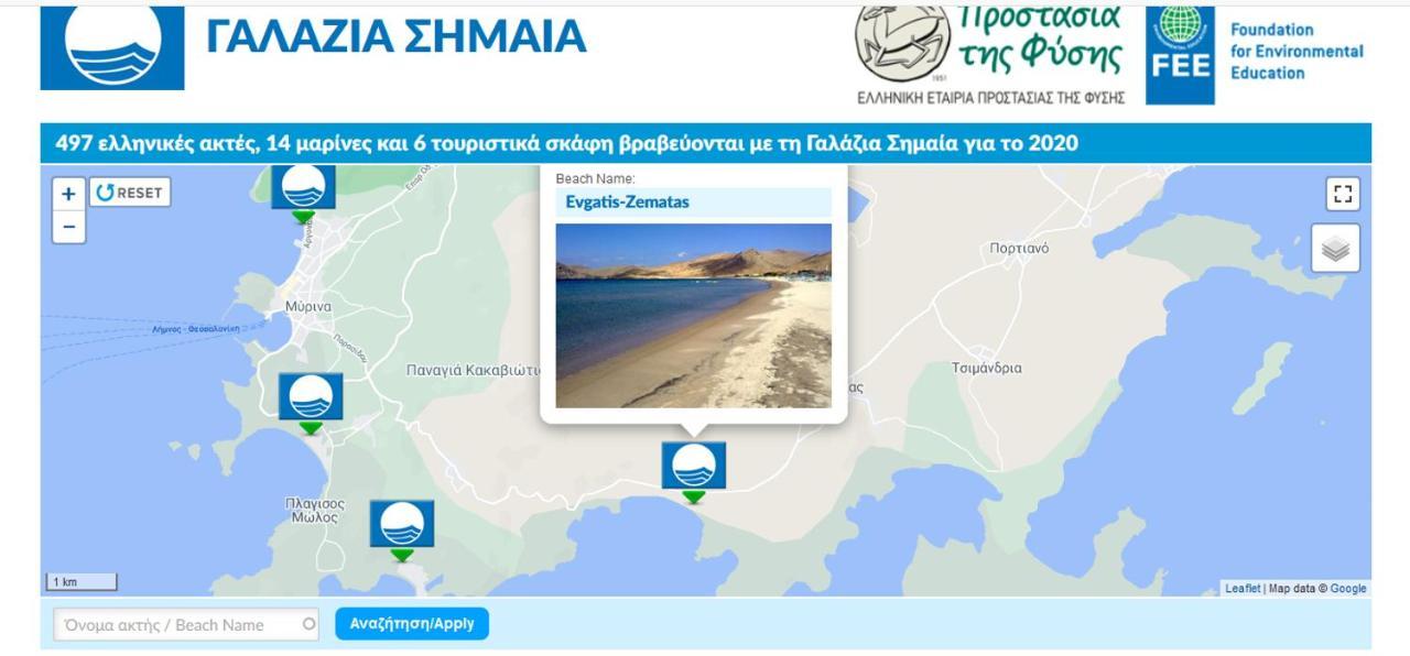 Evgatisbeach Loyskoy 2 Myrina Bagian luar foto